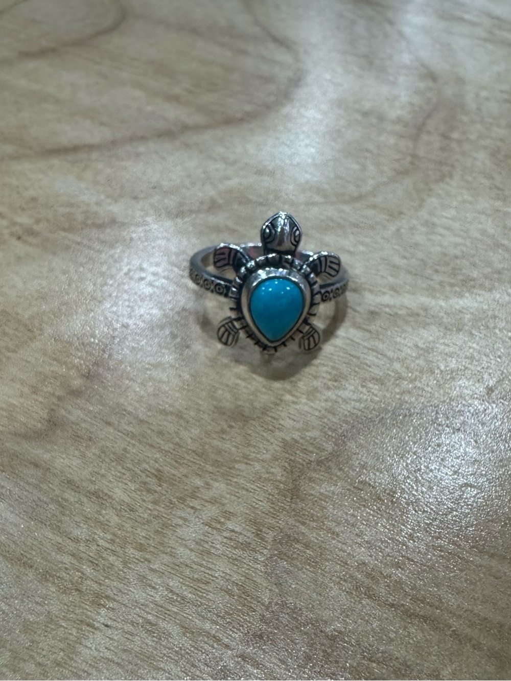 Turquoise Turtle Ring - Women Jewelry